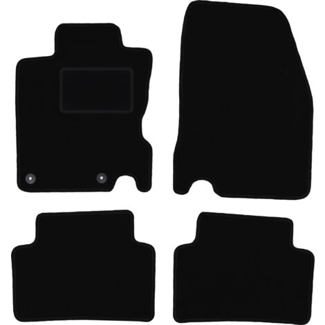 Tappetini Invernali In Gomma Per Nissan Qashqai II (2013+), Set 4 Pezzi, Neri, UE