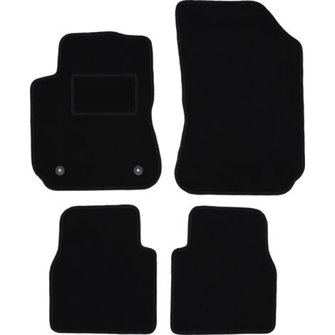 Tappetini Auto In Velluto Nero Su Misura Per Citroen C5X, Set Conducente Con Rinforzo Saldato, Motohobby - 3
