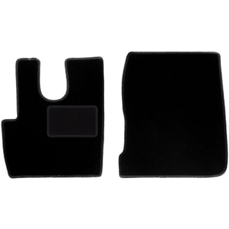Tappetini anteriori neri per: Mitsubishi Colt VII hatchback (2008-2012