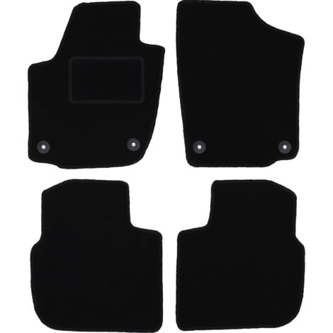 Tappetini in velluto nero per: Skoda Rapid liftback, berlina, spaceback