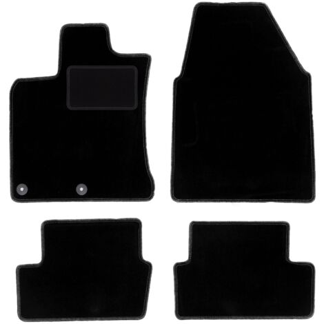 Tappetini In Gomma TPE 3D Per Nissan Qashqai J10 2006-2014 – Set Da 4 Pezzi, Nero, Antiscivolo E Impermeabili