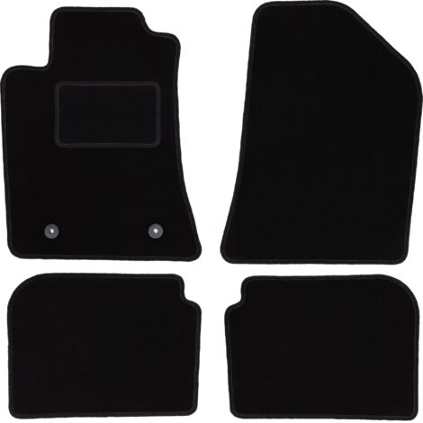 Tappetino Conducente In Velluto Per Toyota Avensis III T27 (2009-2018) – Su Misura Con Rinforzo Pedali E Base In Gomma
