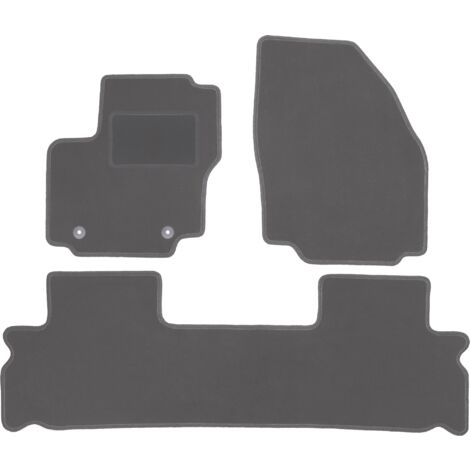 Tappetini Tessuto CARMAT TEXER Per Ford Kuga II (2012-), Set 4 Pezzi, Nero