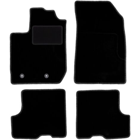Tappetini Auto Personalizzati per Dacia Duster 2013-2017 Antiusura Pelle Tappetino Completo Mat Set Auto Pavimento Protezione,B