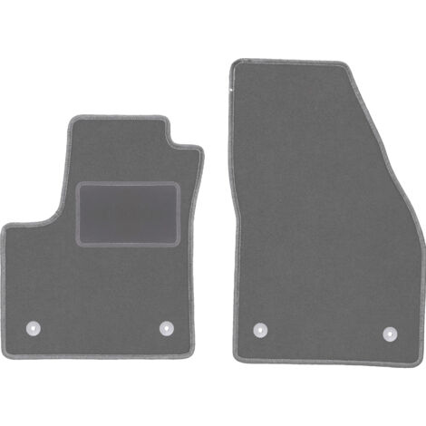 Set 2 Tappetini Anteriori Subaru Outback 2009+ Velluto Nero Su Misura