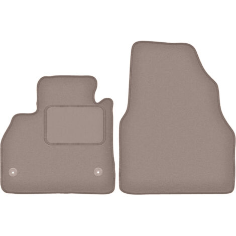 Tappetini in velluto beige per: Renault Kangoo II kombivan (2007