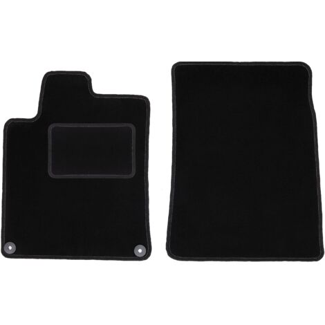 Tappetini Auto In Tessuto Nero Per Citroen C5 II (2008-2017) Set Da 4 Pezzi, Su Misura, TEXER