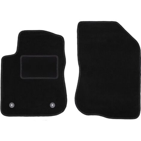 Tappetini auto in velluto per Peugeot 208 Hatchback (2012-2019) - tappeti auto - nero - DGS Autodywan - 2 pz. nero  Peugeot 208 Hatchback (2012-2019) - 2 pz. | Negozio Carmager