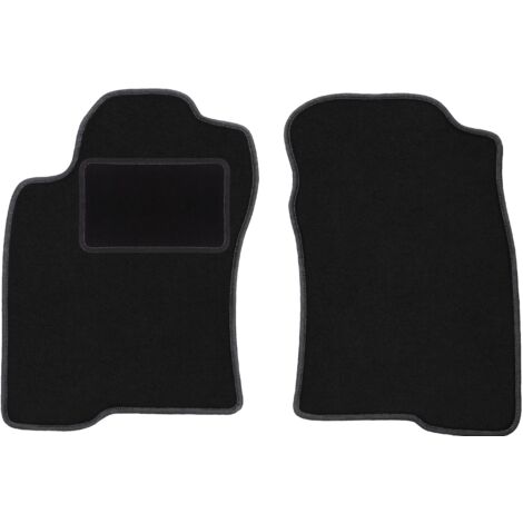 Juego De 4 Alfombrillas De Goma A Medida Para Toyota Land Cruiser 120 (2002-2009) - Color Negro, Frogum