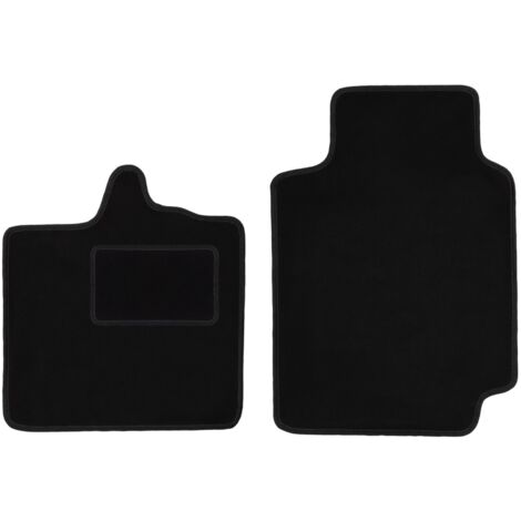 Tappetini Auto CARMAT TEXER Per Smart Fortwo I (1998-2007) | Tessuto Spesso Nero | Set 2 Pezzi Su Misura - 4