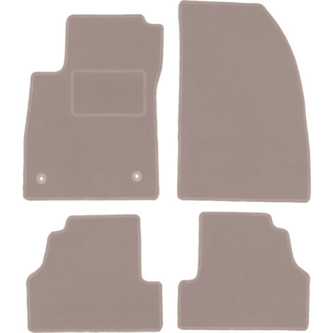 Tappetini Moto-MOLTICO per Opel Karl 2014-2019 - Set Velours Nero