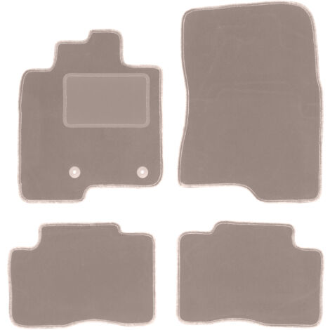 Tappetini In Velluto Su Misura Per Mitsubishi Colt VI 5 Porte (2008-2012) Con Battitacco E Fissaggi Antiscivolo - 2
