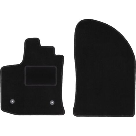 Set Tappetini Auto In Velluto Per Dacia Logan MCV I – Anteriori 2 Pezzi – Su Misura Con Rinforzo Saldato E Fissaggi Antiscivolo - 4