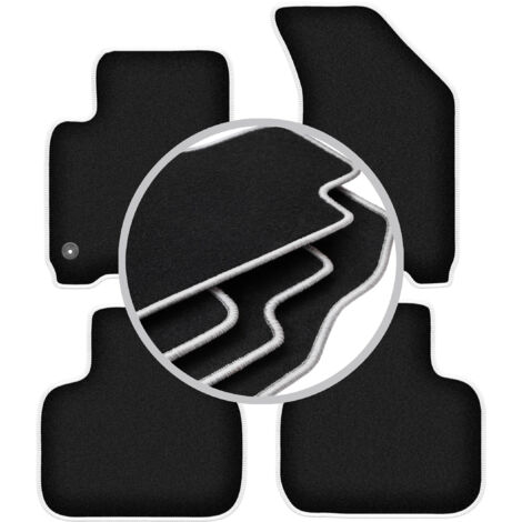 ASC Tappetini Auto Per Fiat Freemont 2011-2015 | Set 4 Pezzi In Moquette | Battitacco In Gomma E Bordo Antiscivolo - 4