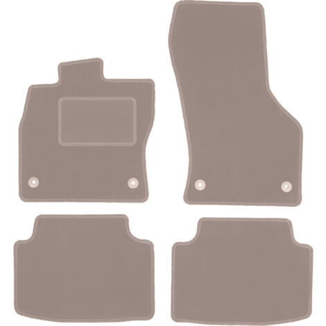 MTM Tappetini per Volkswagen Tiguan II (anche E-Hybrid) 05.2016>10.2023 su Misura in Velluto di Alta qualità, Personalizzabili, Battitacco Rinforzato, Bordo Antiscivolo, Sagomati, cod. Plus 6919