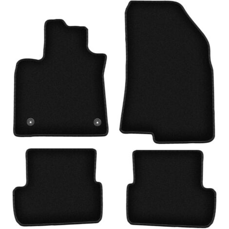 Tappetini anteriori in velluto Nero per Opel Antara 2006-2017