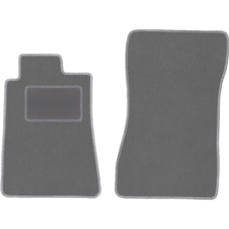 Wielganizator Tappetini In Gomma Anteriori Per Mercedes Classe C W204 (2007-2014) - Set Da 2 Pezzi - Colore Nero - Alta Vestibilità - 3