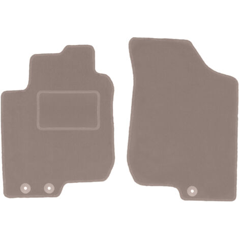Wielganizator Tappetini auto in velluto su misura, compatibili con Hyundai i30 I (2007-2012) | Qualità: base – vestibilità precisa – antiscivolo, motivo erba, 2 pezzi – nero