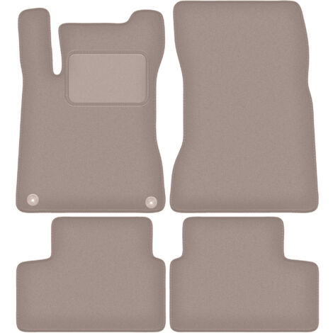 Set Di 4 Tappetini Auto In Velluto Su Misura Per Mercedes CLS W219 (2004-2011), Rinforzati, Antiscivolo - 5