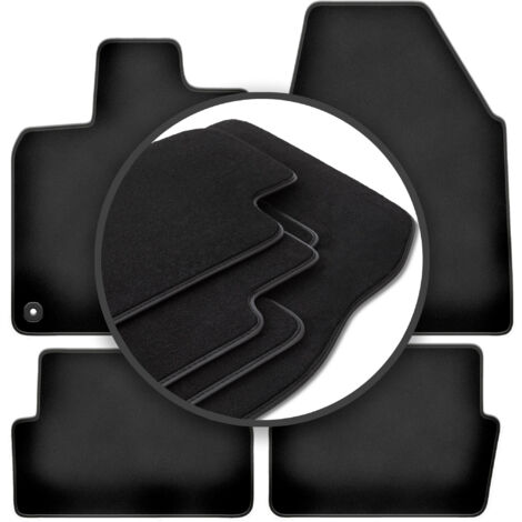 Tappetini In Gomma TPE 3D Per Nissan Qashqai J10 2006-2014 – Set Da 4 Pezzi, Nero, Antiscivolo E Impermeabili