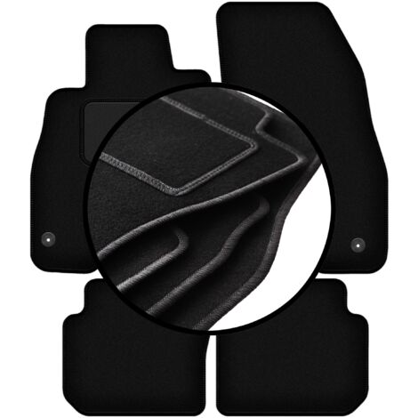 Set Tappetini Auto Anteriori In Velluto Per FIAT Punto I | Su Misura Con Antiscivolo | 2 Pezzi - Premium