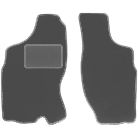 Nicoman Tappetini Auto In Gomma Su Misura Per Nissan Qashqai MK1 (2006-2013) - Set Anteriore 2 Pezzi - Nero