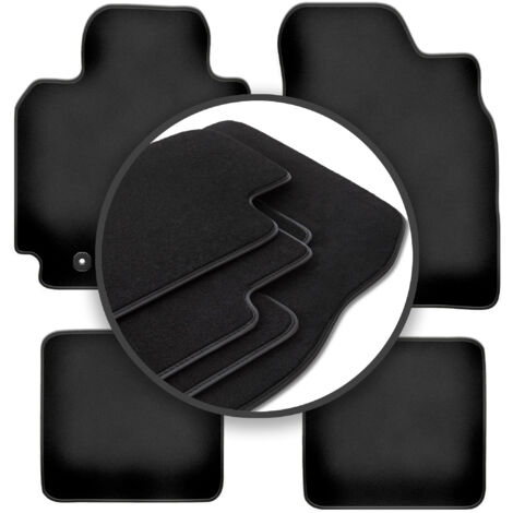 Tappetini per auto, copertura completa, kit tappetini auto, per VW EOS 2005-2010, B-Black Rice strato singolo