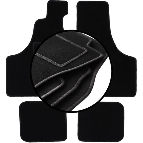 BLM]FI020 Nero - Set Di Tappetini In Velluto Adatti Per Fiat Coupe 1993 2000 Finiture Nere 87420481
