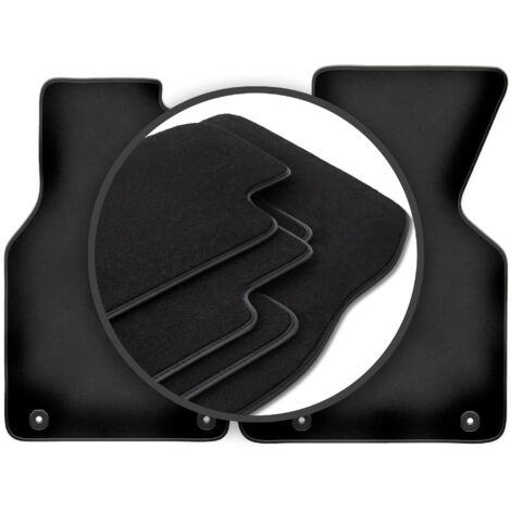 Autix Tappetino Per Bagagliaio In Tessuto Non Tessuto Per VW T4 Caravelle/Kombi/Transporter (Passo Corto) – Antiscivolo E Facile Da Pulire, Nero