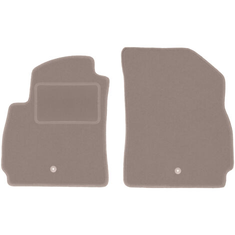 Set di tappetini in velluto per Chevrolet Orlando (2010-2018) Premium Line pelle nabuk nera, cucitura: nero, 4 pezzi, su misura