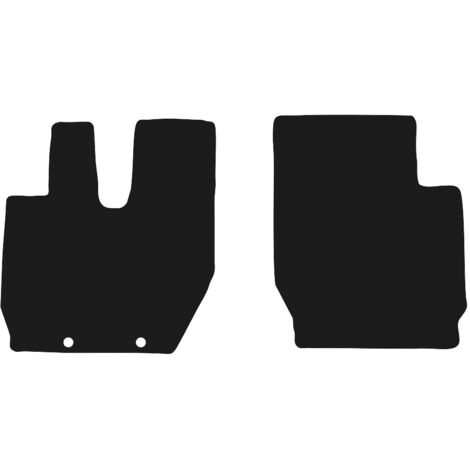SET TAPPETI COPRICOFANO ECOPELLE NERO ROSSO PER IVECO STRALIS HI-WAY AUTOMATICO