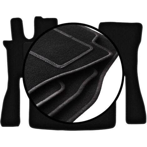 Tappetini Auto Anteriori In Velluto Su Misura Per Volvo S80 II (2006-2016) – 2 Pezzi, Con Rinforzo Saldato E Antiscivolo