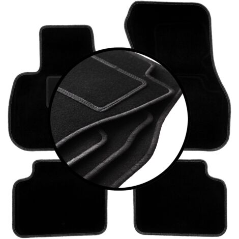 BM56-2 Set Tappetini Velluto Premium Pelle Nera per BMW X2 F39