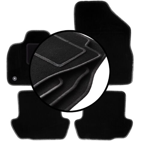 Tappetini Auto Facili Da Pulire Set Di 4 Tappetini Per Auto, Impermeabili, In Marmo Nero E Oro Tappetini Per SUV Camion Decorativi