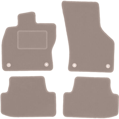 Tappetini Auto Per VW Golf 7 (2012-2020) - Antiscivolo, Gomma Rinforzata | Su Misura Per GTD, GTI, R-Line