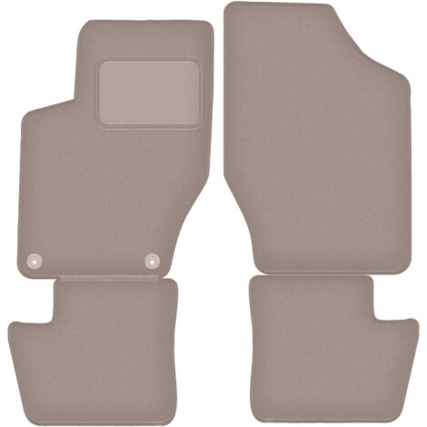 Set Tappetini Neri Velluto Citroen C-Elysee Peugeot 301 dal 2012