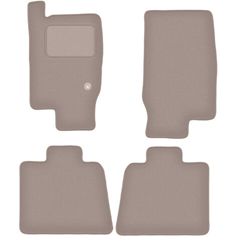 Motolux Set Di 4 Tappetini Auto In Velluto Su Misura Per Ford Edge II (dal 2016), Con Rinforzo Saldato Per Il Conducente E Fissaggi Antiscivolo