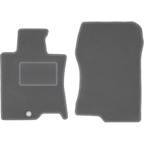 Tappetini In Gomma Anteriori Per Dacia Logan II (2012): Set 2 Pezzi, Anti-scivolo, Facili Da Pulire