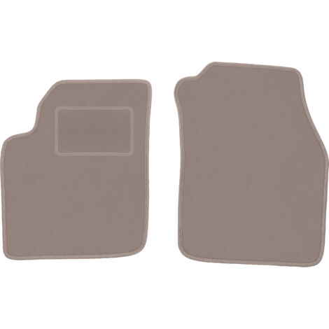 Set Tappetini Anteriori In Velluto Per Ford KA II/MK2 (2008-2016) - Su Misura, 2 Pezzi, Rinforzo Pedale, Antiscivolo