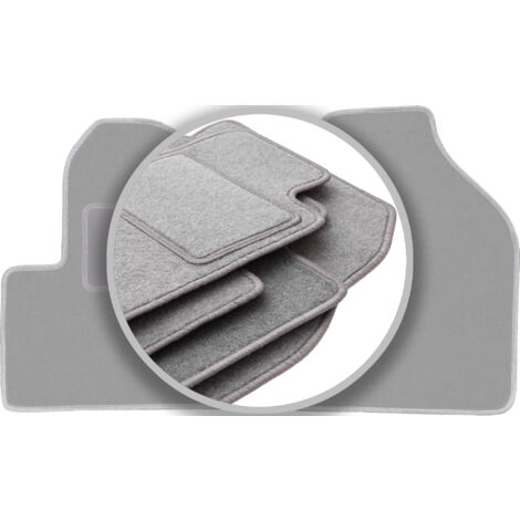 Tappetini Auto In Tessuto Per Ford Transit Courier (dal 2014), Set 4 Pezzi, Neri, Su Misura, Fondo In Gomma - 3