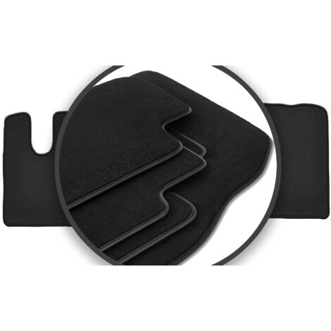 24/7Auto Tappetini Porta Per Scania R (2005-2016) In Ecopelle Nera - Set Da 2, Facili Da Montare