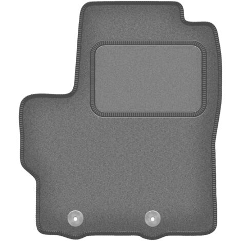 Tappetino Auto Per Conducente In Velluto Per Toyota Yaris II (2005-2011), 1 Pezzo, Su Misura Con Clip Ovale - 2