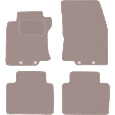 Tappetini Auto In Velluto Per Nissan X-Trail 2001-2025 | 4 Pezzi Antiscivolo E Impermeabili | Set Completo Nero Per Tutte Le Stagioni