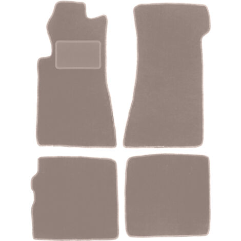 Set Tappetini Anteriori In Velluto Per Mercedes A W169 (2004-11) E B W245 (2004-11) | 2 Pezzi Su Misura Con Rinforzo