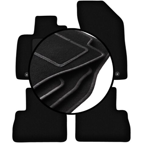 Tappetini in velluto nero per: Opel Corsa C hatchback (2000-2006