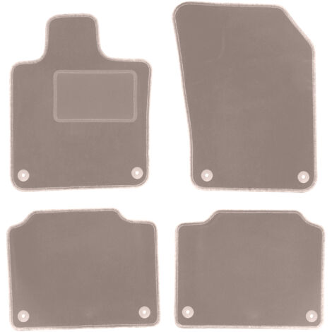 Tappetini Velour Beige Volvo S80 I (1998-2007) - Set 4 pz moto-MOLTICO