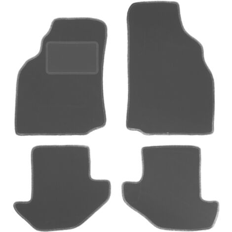 Tappetini Auto Specifici Per Ford Galaxy II (2012-2015) In Tessuto Spesso – Colore Antracite/grigio Scuro, Set Da 3 Pezzi Con Fissaggio Originale - 4