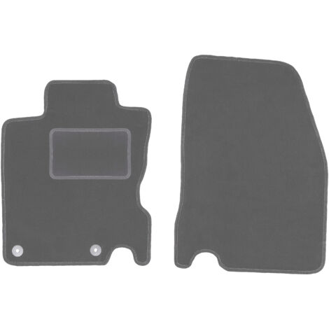 Mossa Premium tappetini auto in velluto compatibili con Renault Twingo III ( 2014-2018) - tappeti auto - beige 2