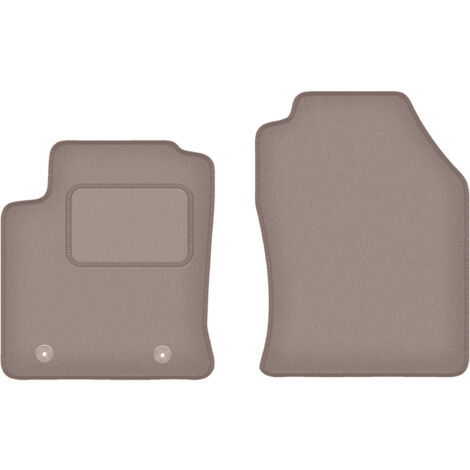 Tappetini Gomma Per VW Eos (2006+) 4 Pezzi: Set Universale Lavabile Con Fissaggio, Colore Nero - 5