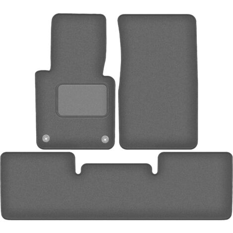 TEXER Tappetini spessi per auto, colore: antracite/grafite/grigio scuro BM/E36Y90/B/C0507A